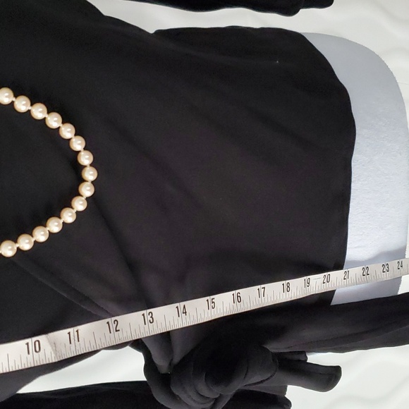 HALOGEN WRAP TOP XS/SMALL BLACK - Picture 5 of 9